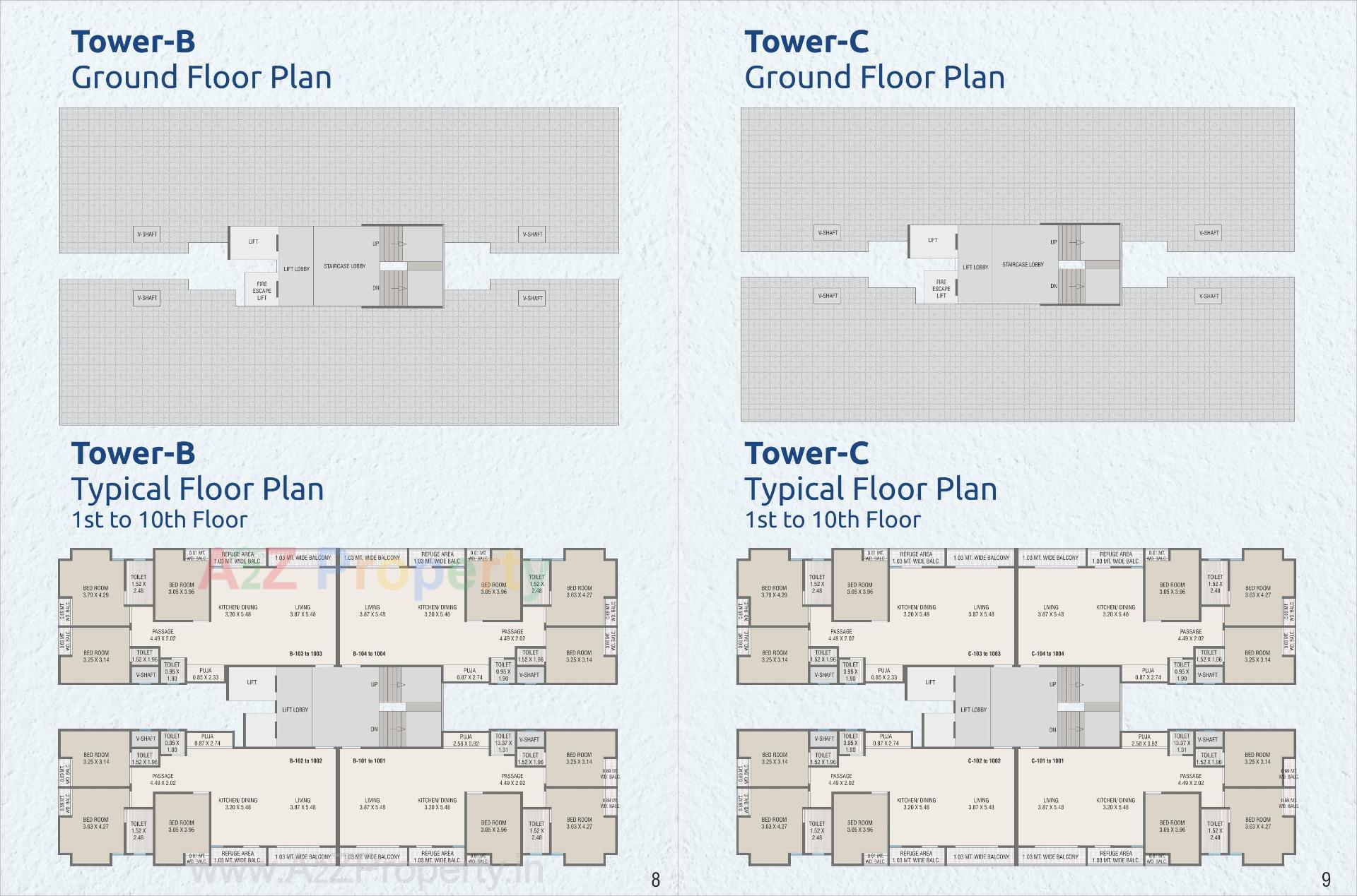 Layout of real estate project Amardeep Infinity located at Harni, Vadodara, Gujarat