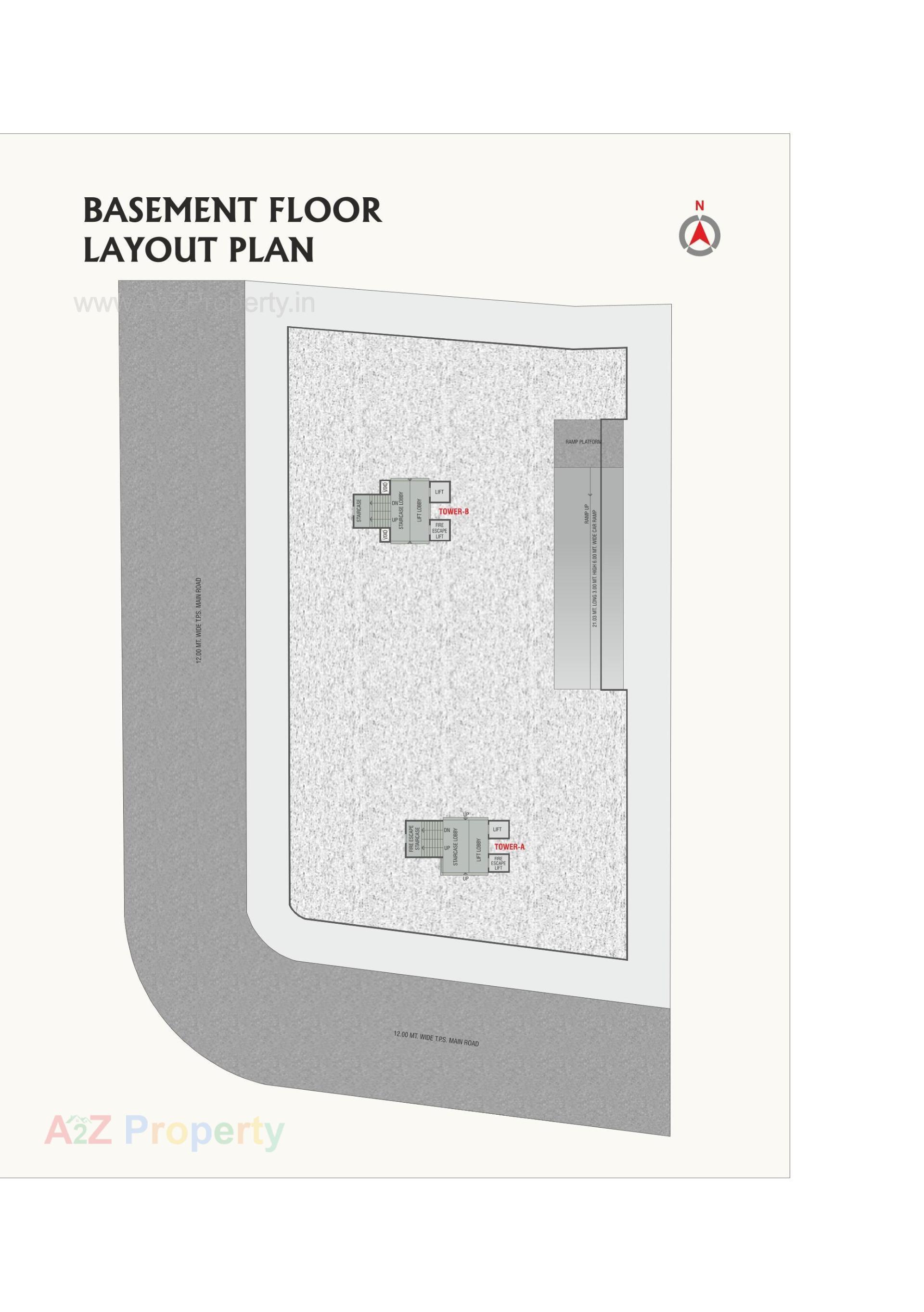 Layout of real estate project Amardeep Sky located at Harni, Vadodara, Gujarat