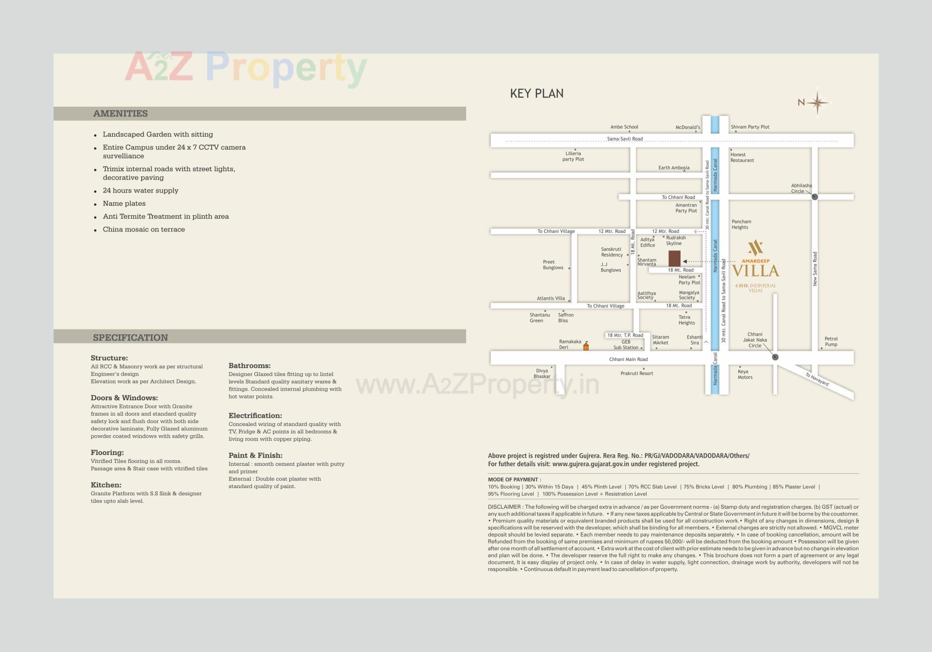  of real estate project Amardeep Villa located at Chani, Vadodara, Gujarat