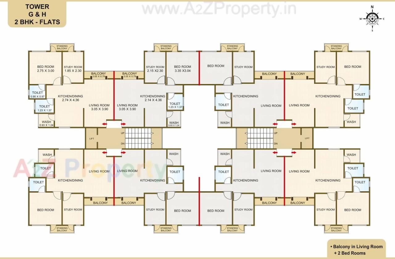 Layout of real estate project Ambe Residency located at Vemali, Vadodara, Gujarat