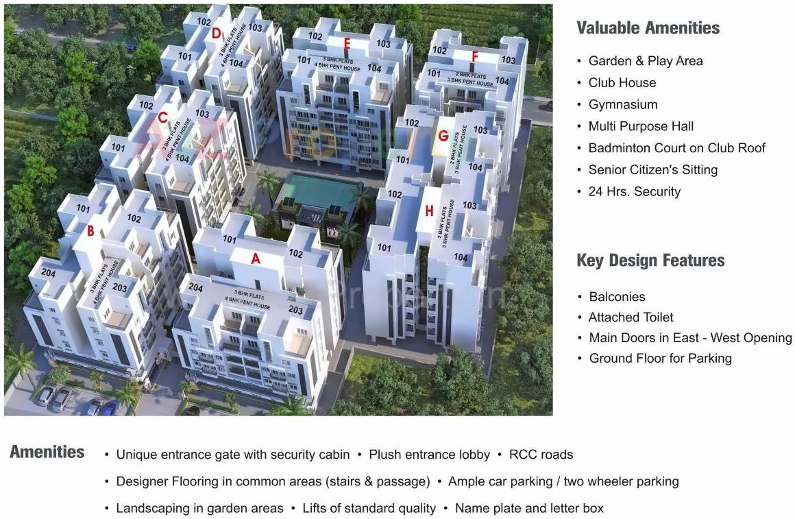  of real estate project Ambe Residency located at Vemali, Vadodara, Gujarat