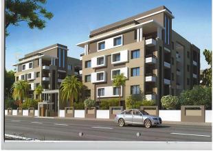 Elevation of real estate project Ambica Avenue located at Atladara, Vadodara, Gujarat