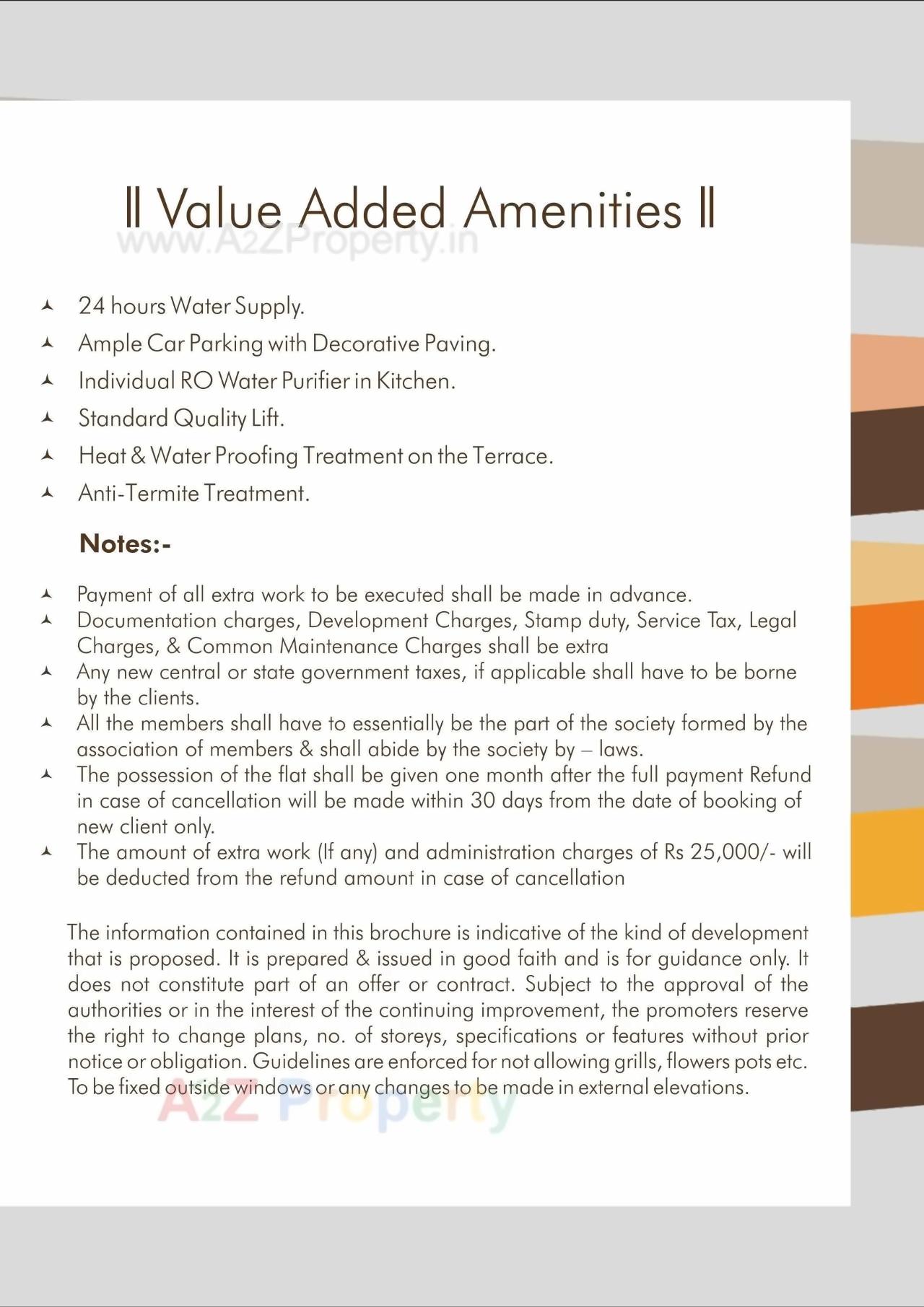 Amenities of Ambica Heights