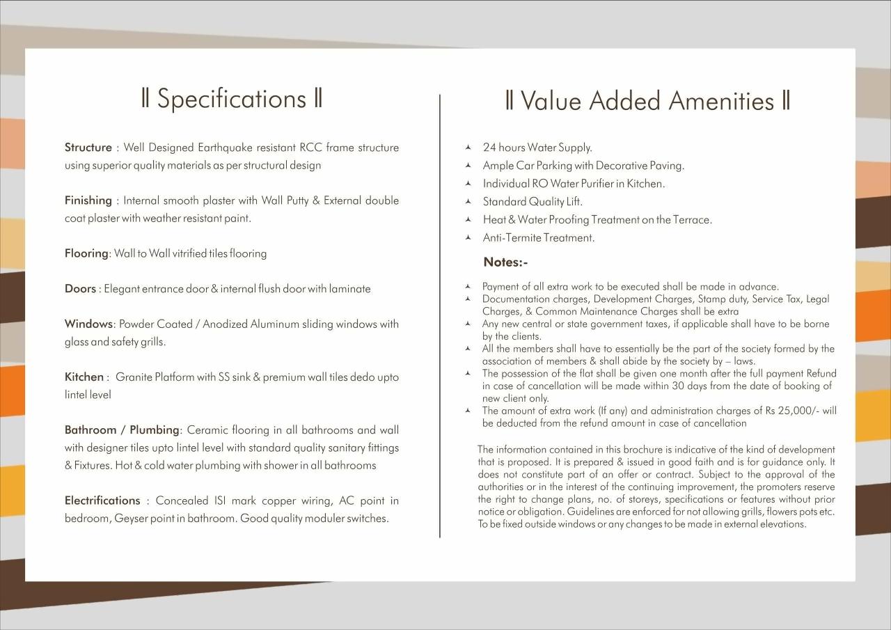  of real estate project Ambica Heights located at Vemali, Vadodara, Gujarat