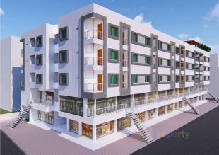 Elevation of real estate project Ambica Residency located at Vadodara, Vadodara, Gujarat