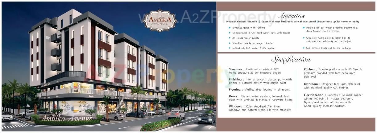  of real estate project Ambika Avenue located at Vadodara, Vadodara, Gujarat