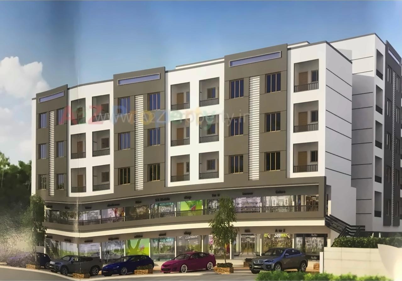 3D Elevation of real estate project Amrapali Resicom located at Nimetha, Vadodara, Gujarat