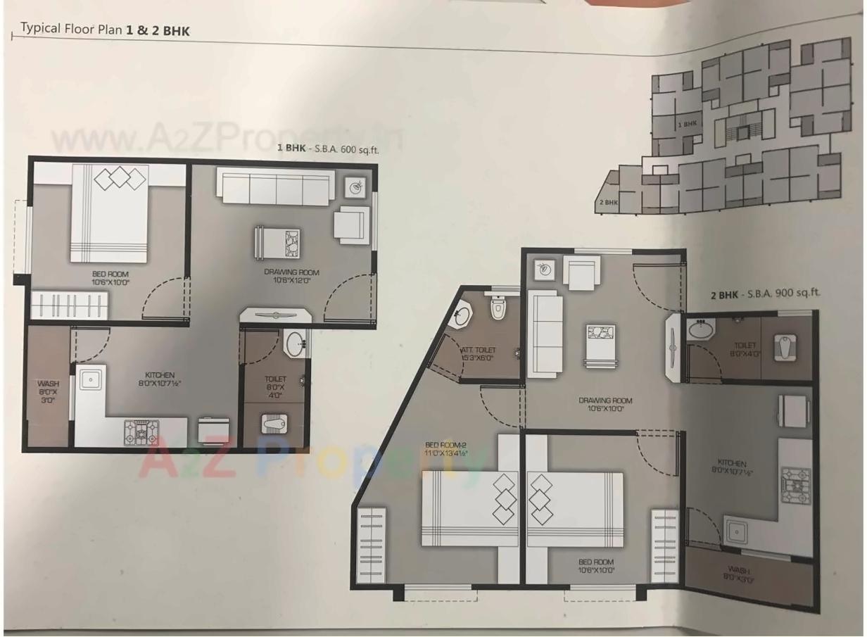 Layout of real estate project Amrapali Resicom located at Nimetha, Vadodara, Gujarat