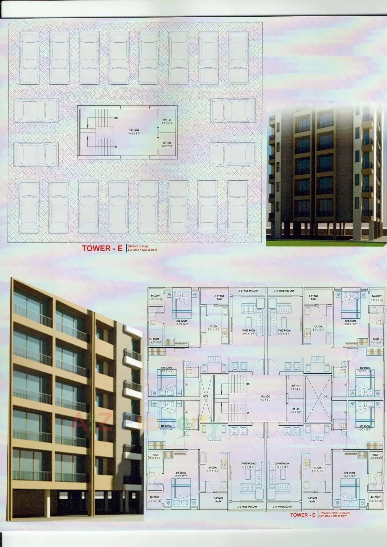 Layout of real estate project Anabiya Residency located at Tandalaja, Vadodara, Gujarat