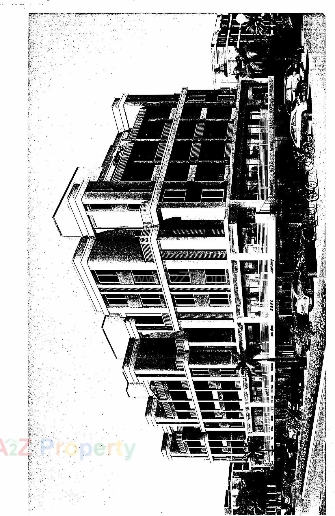 3D Elevation of real estate project Anand Exotica located at Sevasi, Vadodara, Gujarat