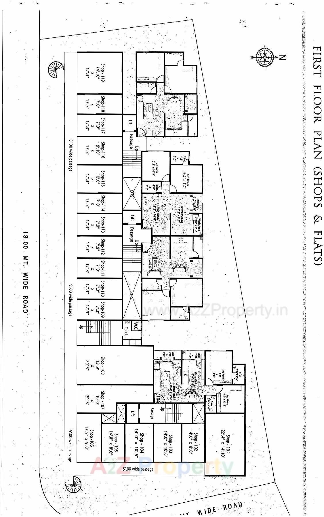 Layout of real estate project Anand Exotica located at Sevasi, Vadodara, Gujarat