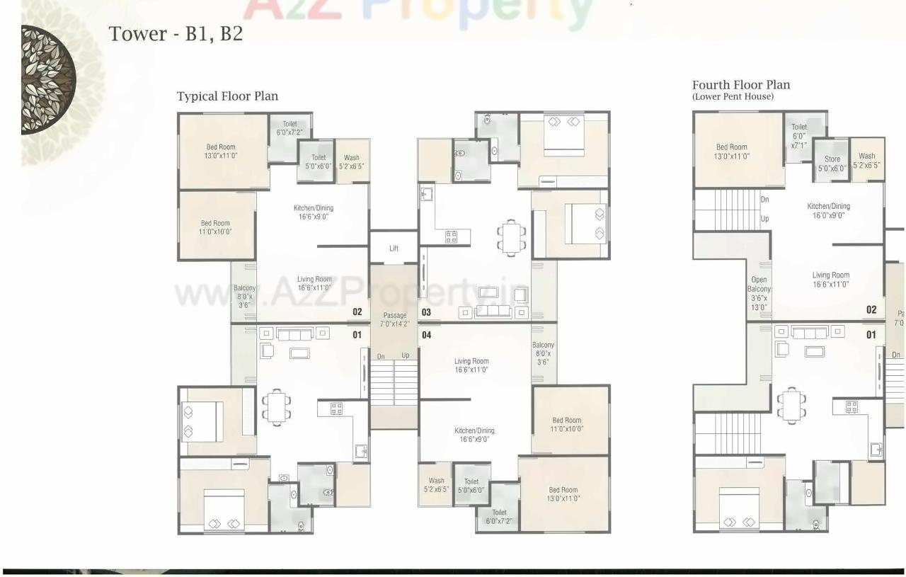 Layout of real estate project Anandvan Residency located at Sevasi, Vadodara, Gujarat