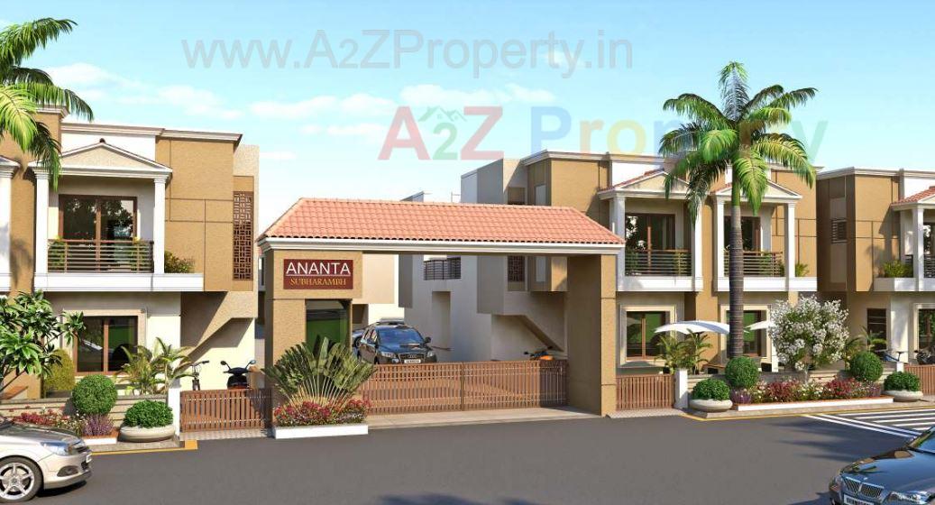 3D Elevation of real estate project Ananta Shubharambh located at Khatamba, Vadodara, Gujarat