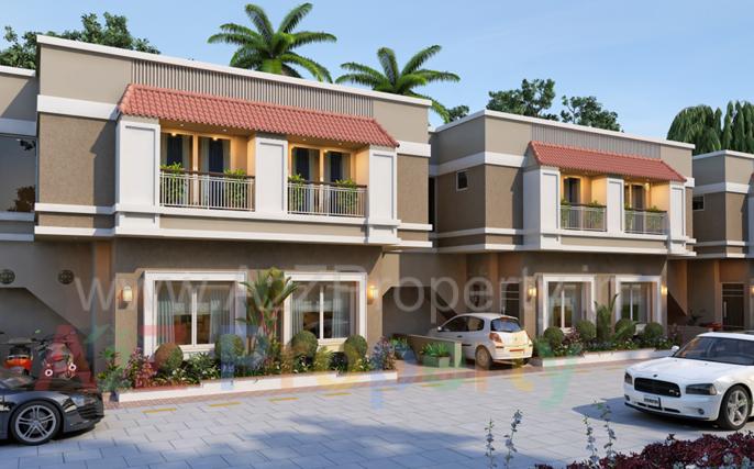 3D Elevation of real estate project Ananta Shubhlabh located at Khatamba, Vadodara, Gujarat
