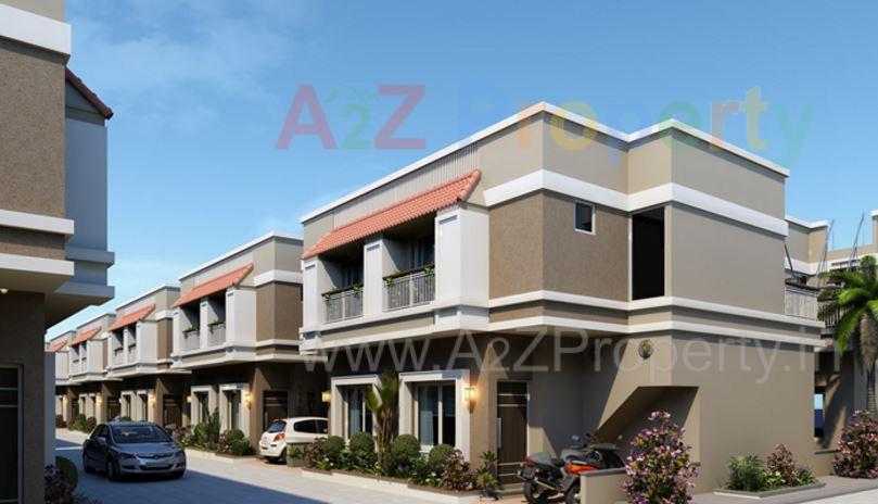 3D Elevation of real estate project Ananta Shubhlabh located at Khatamba, Vadodara, Gujarat