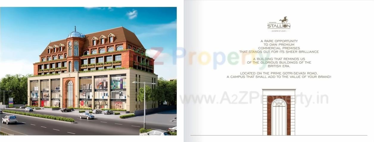 3D Elevation of real estate project Ananta Stallion located at Sevasi, Vadodara, Gujarat