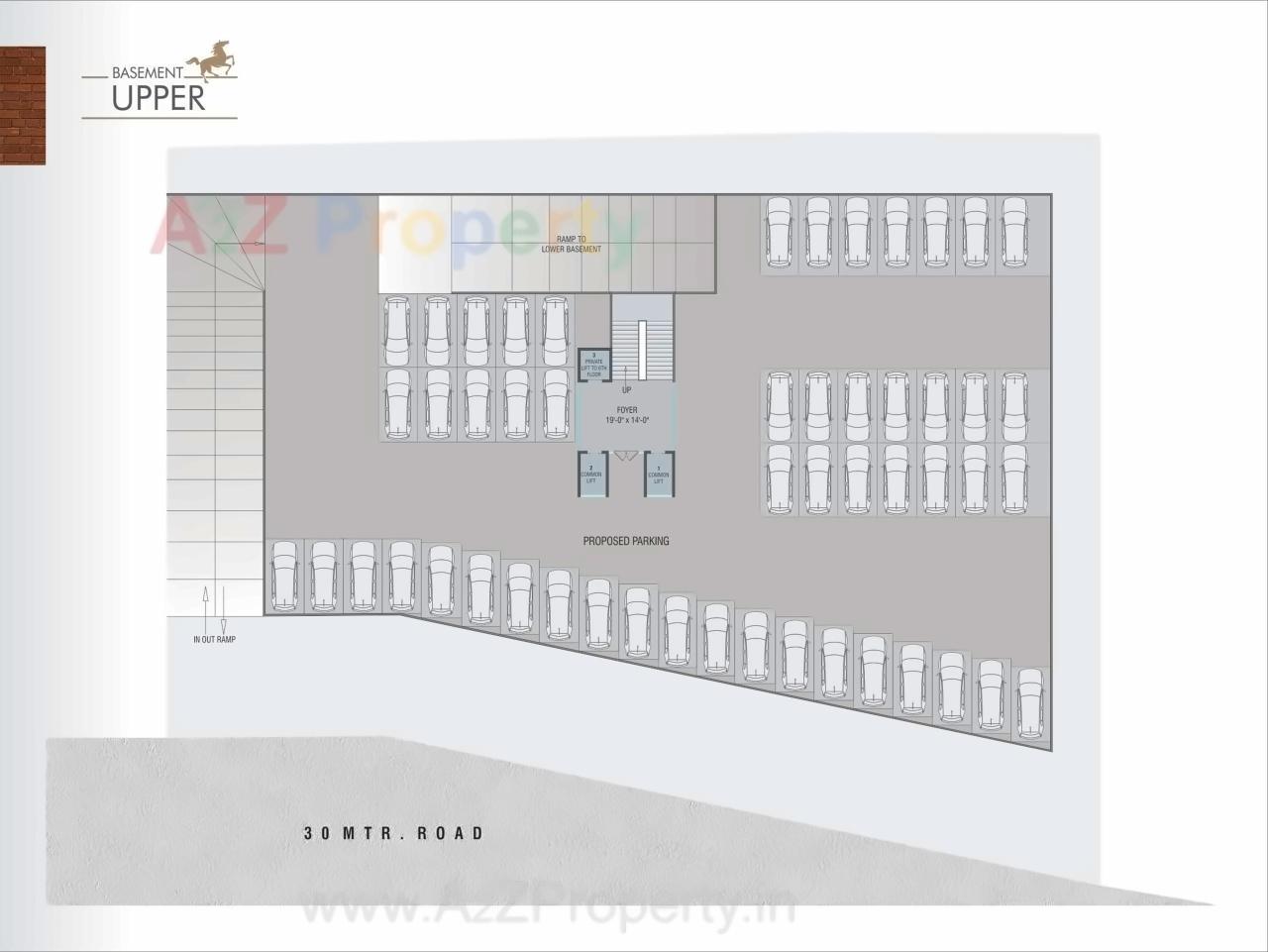 Layout of real estate project Ananta Stallion located at Sevasi, Vadodara, Gujarat