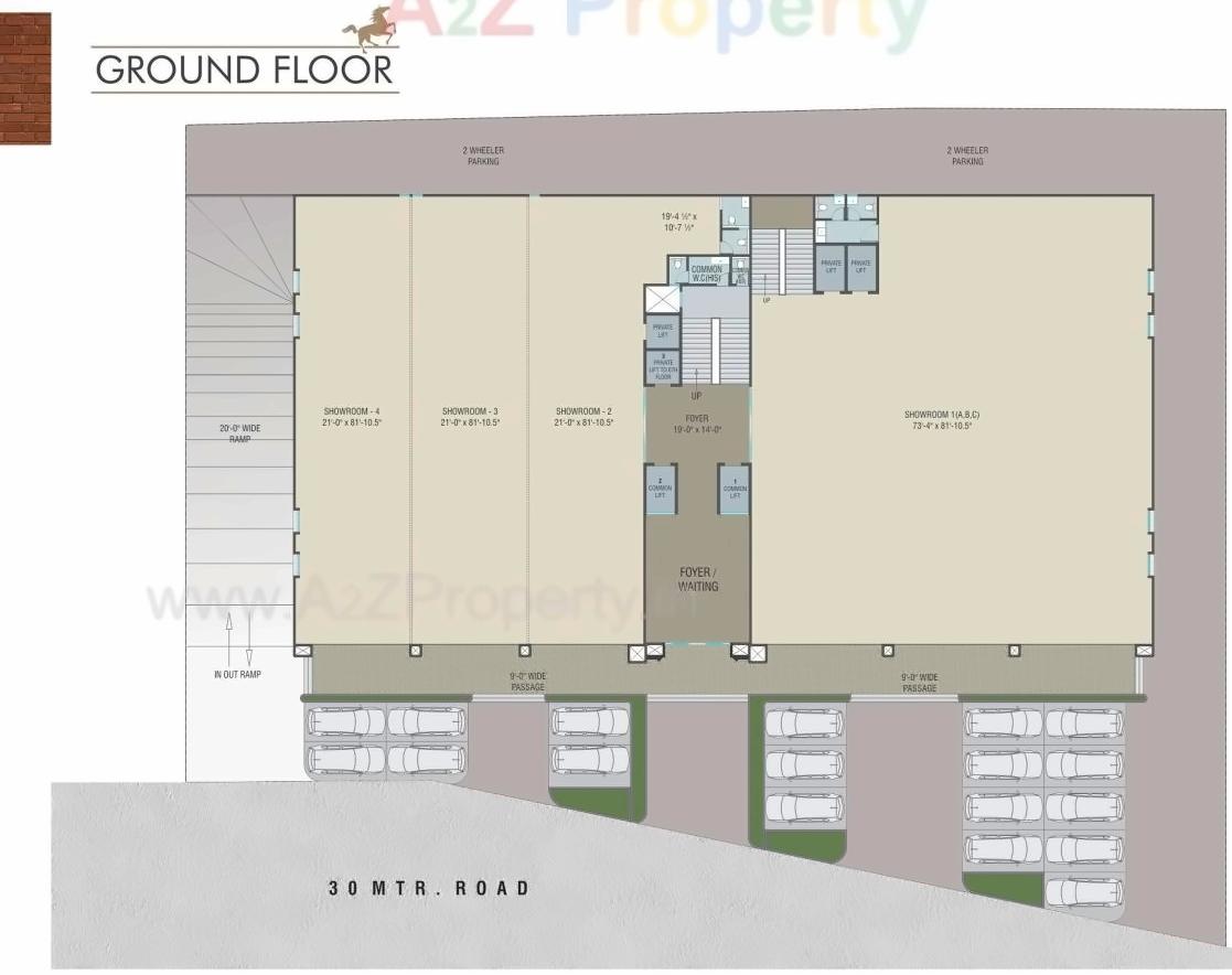 Layout of real estate project Ananta Stallion located at Sevasi, Vadodara, Gujarat
