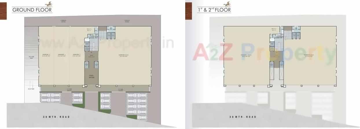 Layout of real estate project Ananta Stallion located at Sevasi, Vadodara, Gujarat