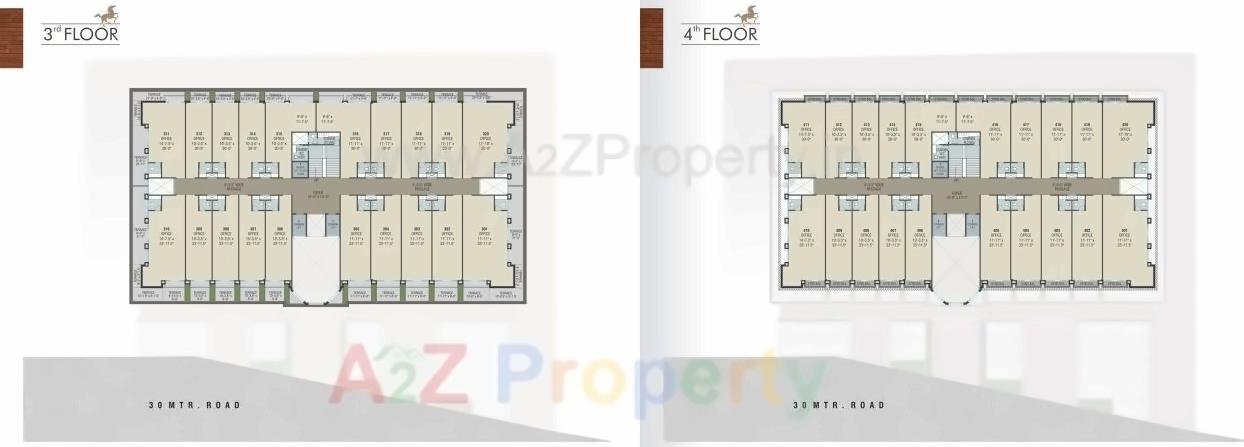 Layout of real estate project Ananta Stallion located at Sevasi, Vadodara, Gujarat