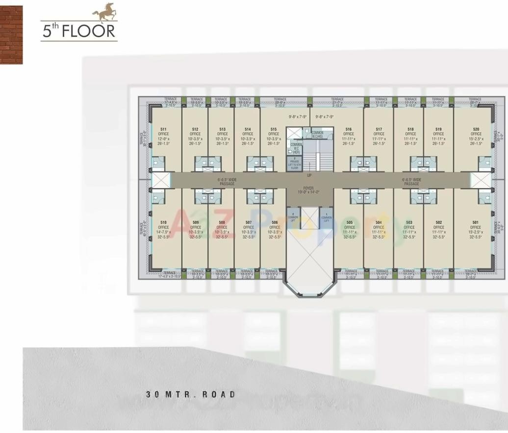 Layout of real estate project Ananta Stallion located at Sevasi, Vadodara, Gujarat