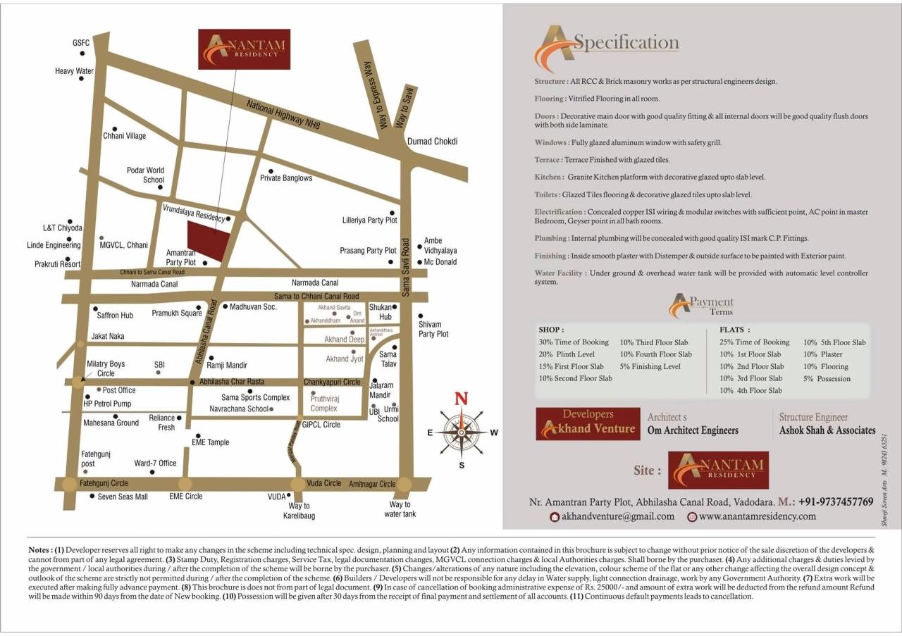 Anantam Residency Shops, Flats & Offices at Vadodara, Vadodara