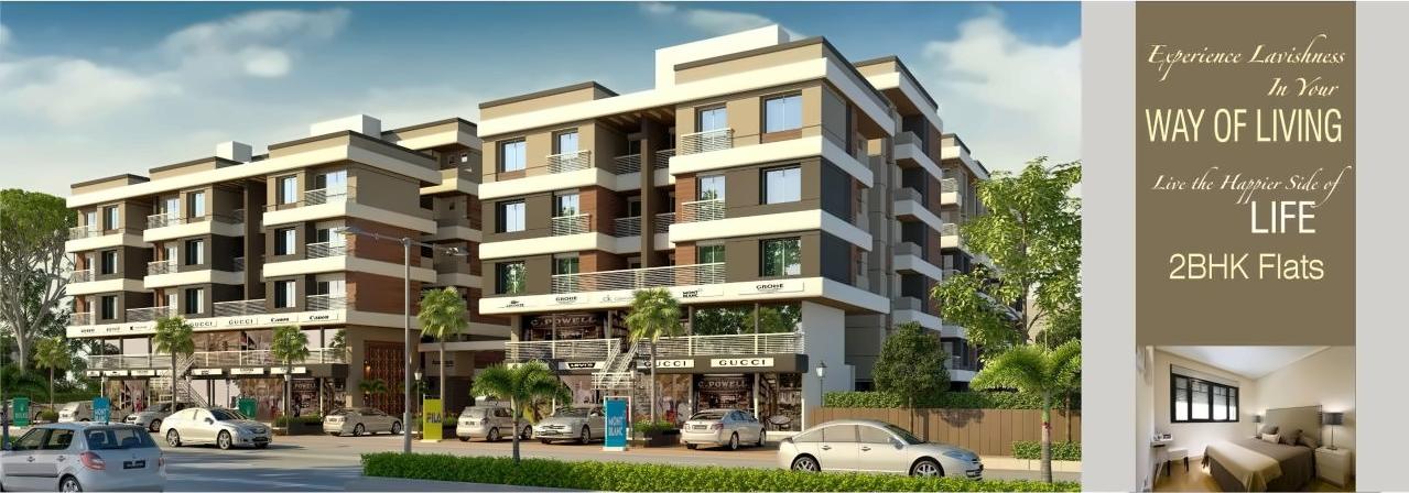 3D Elevation of real estate project Anantam Residency located at Vadodara, Vadodara, Gujarat