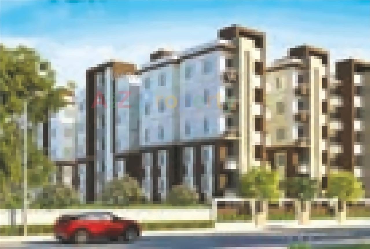 3D Elevation of real estate project Ananya Heights located at Sayajipura, Vadodara, Gujarat