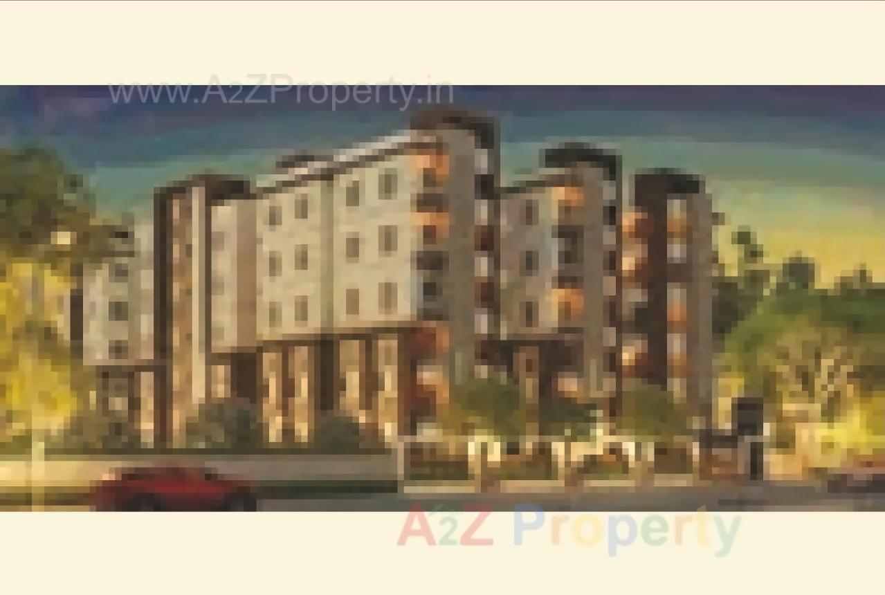 3D Elevation of real estate project Ananya Heights located at Sayajipura, Vadodara, Gujarat
