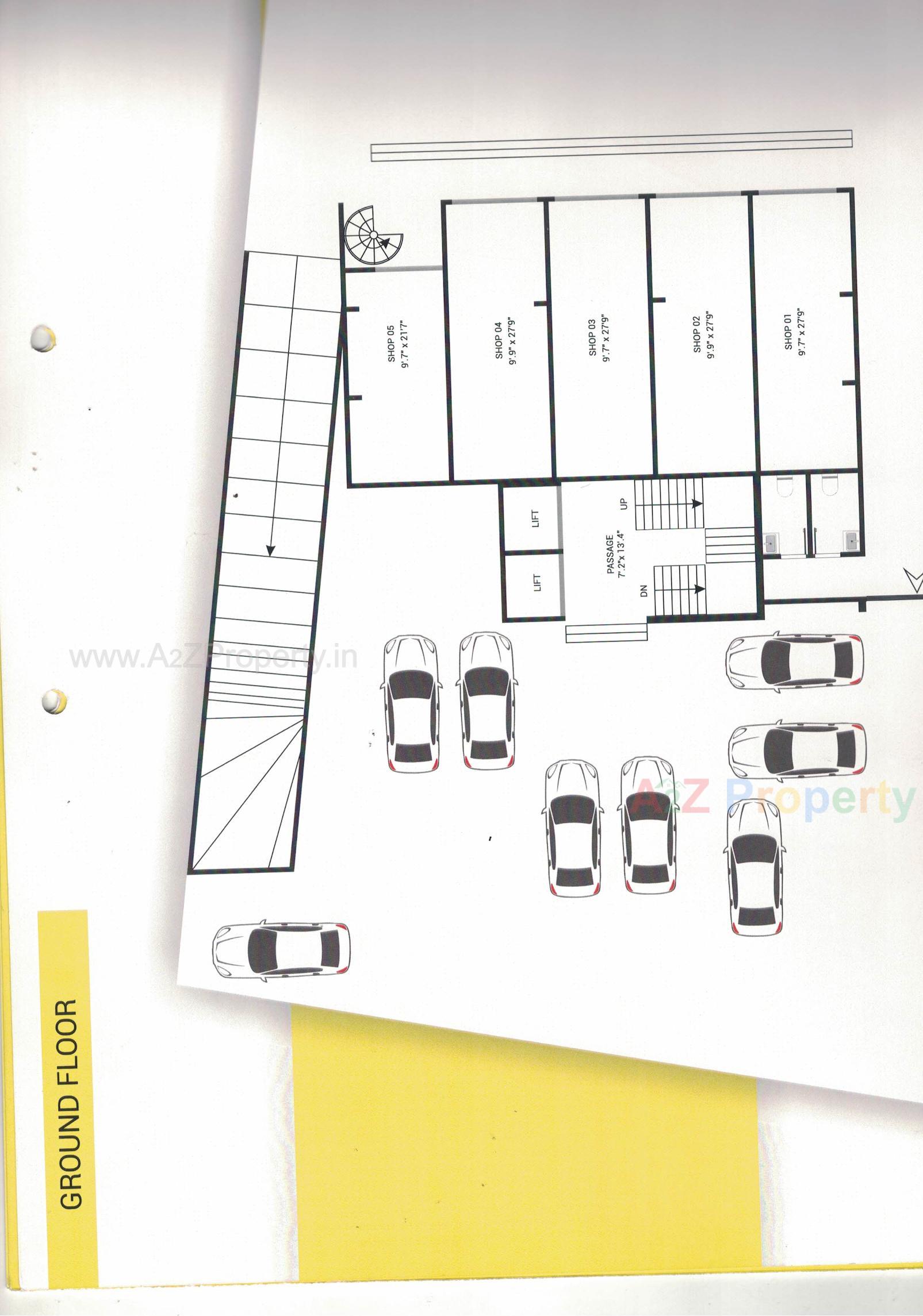 Layout of real estate project Anee Iconic located at Vadodara, Vadodara, Gujarat