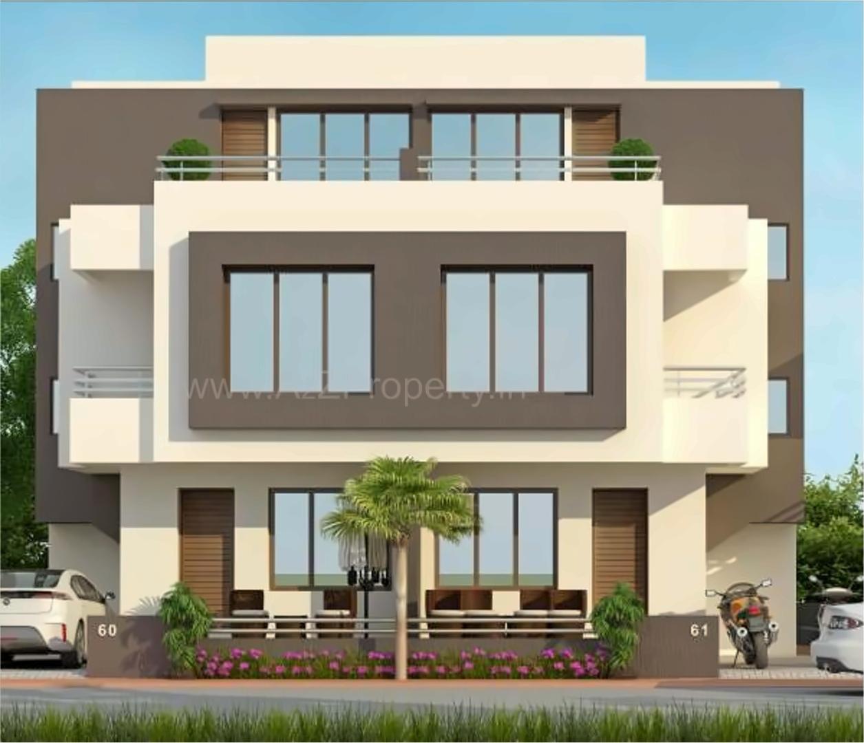 3D Elevation of real estate project Angel Bliss located at Bill, Vadodara, Gujarat