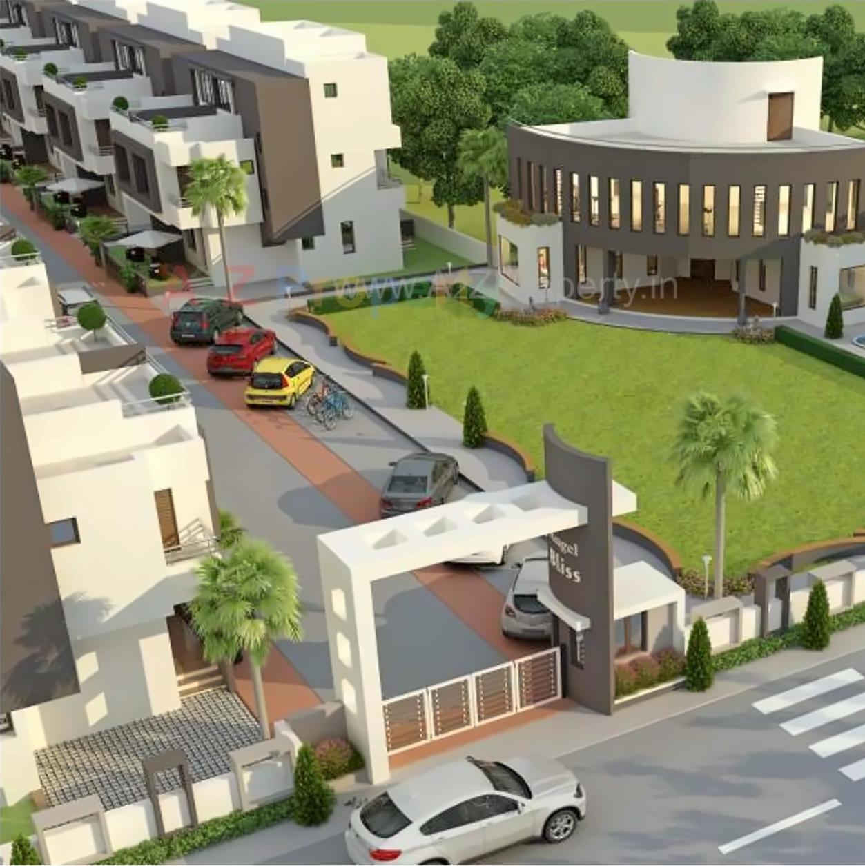 3D Elevation of real estate project Angel Bliss located at Bill, Vadodara, Gujarat