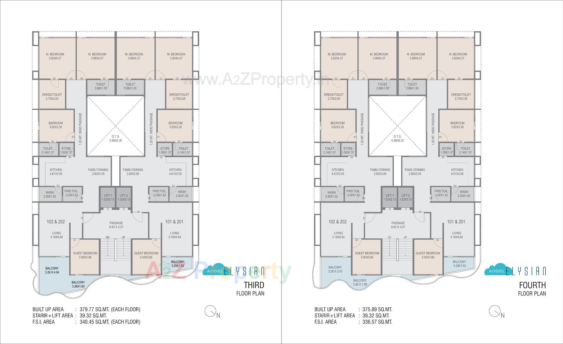 Layout of real estate project Angel Elysian located at Bhayli, Vadodara, Gujarat