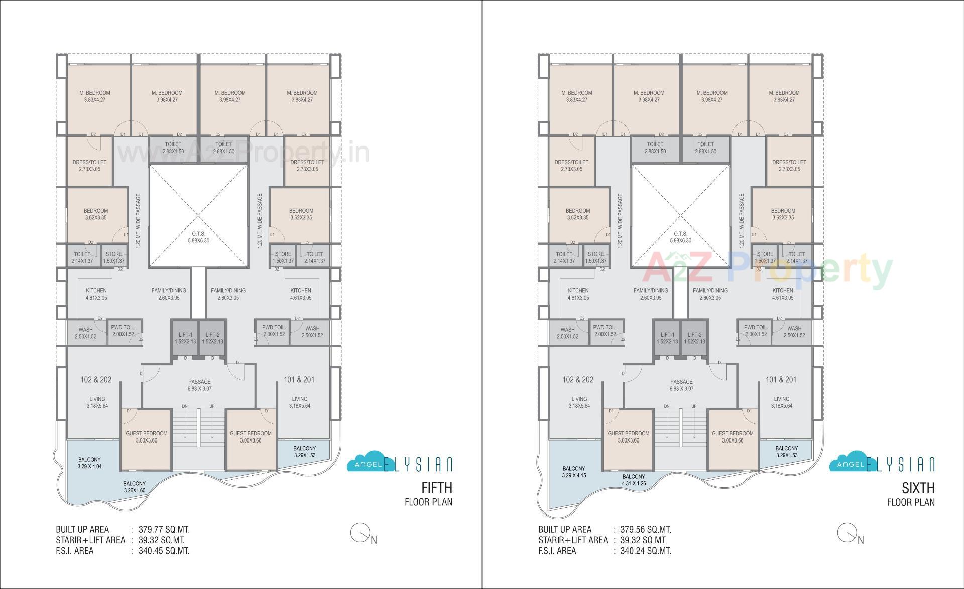 Layout of real estate project Angel Elysian located at Bhayli, Vadodara, Gujarat