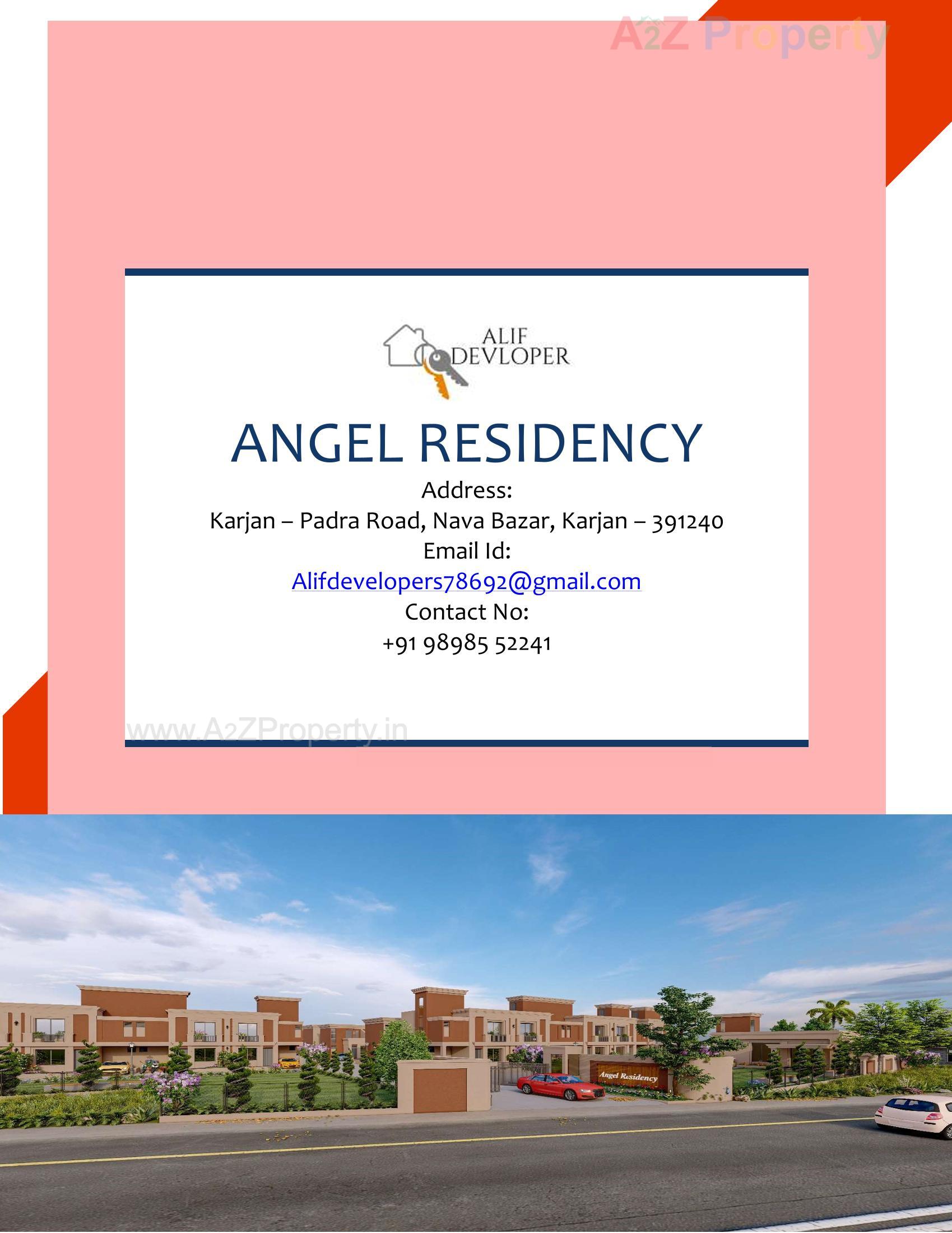  of real estate project Angel Residency located at Karjan, Vadodara, Gujarat