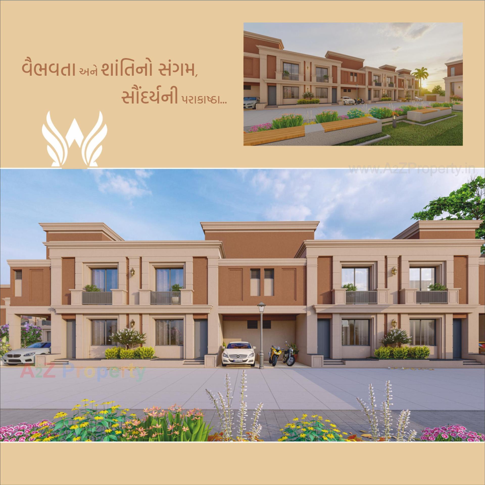 3D Elevation of real estate project Angel Residency located at Karjan, Vadodara, Gujarat