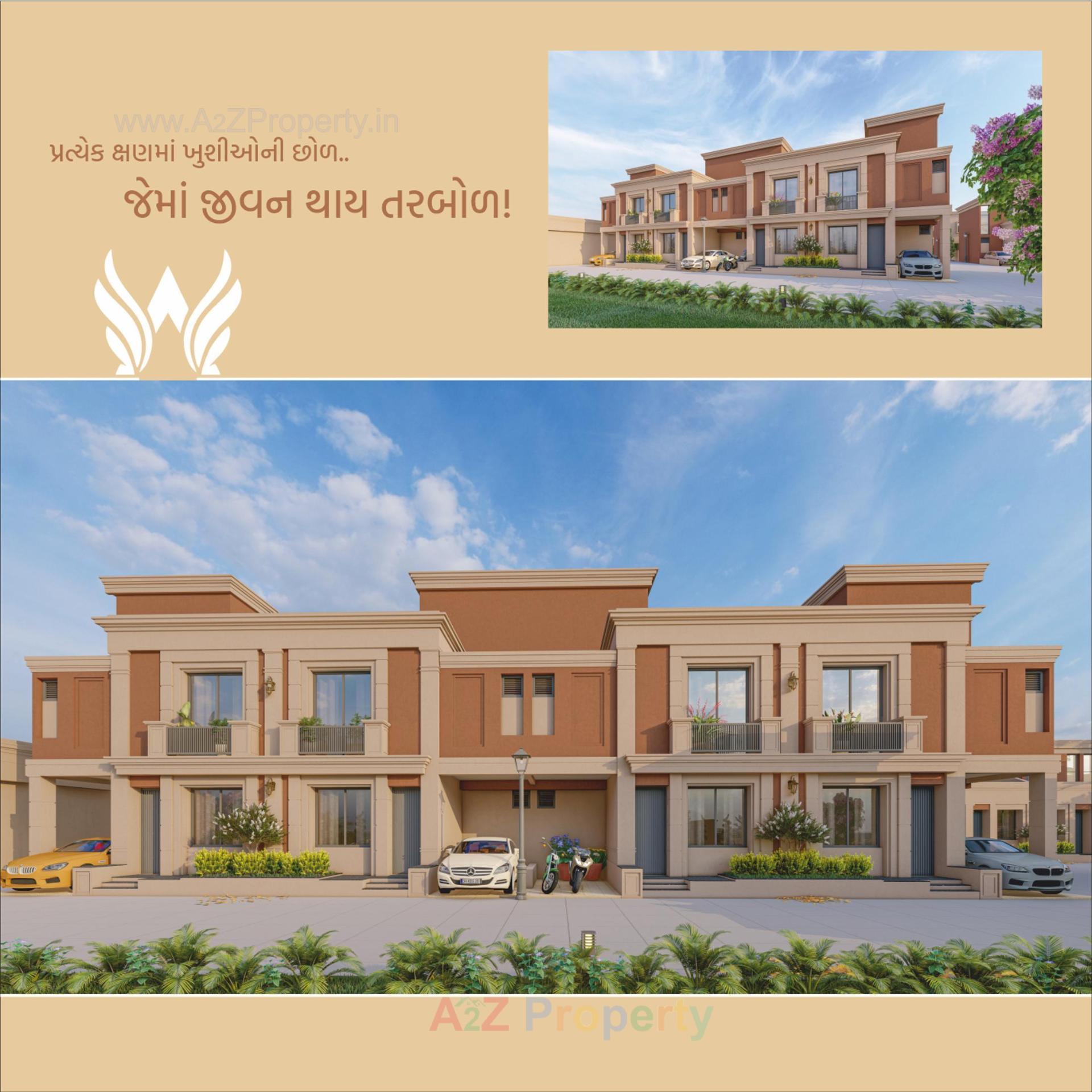 3D Elevation of real estate project Angel Residency located at Karjan, Vadodara, Gujarat