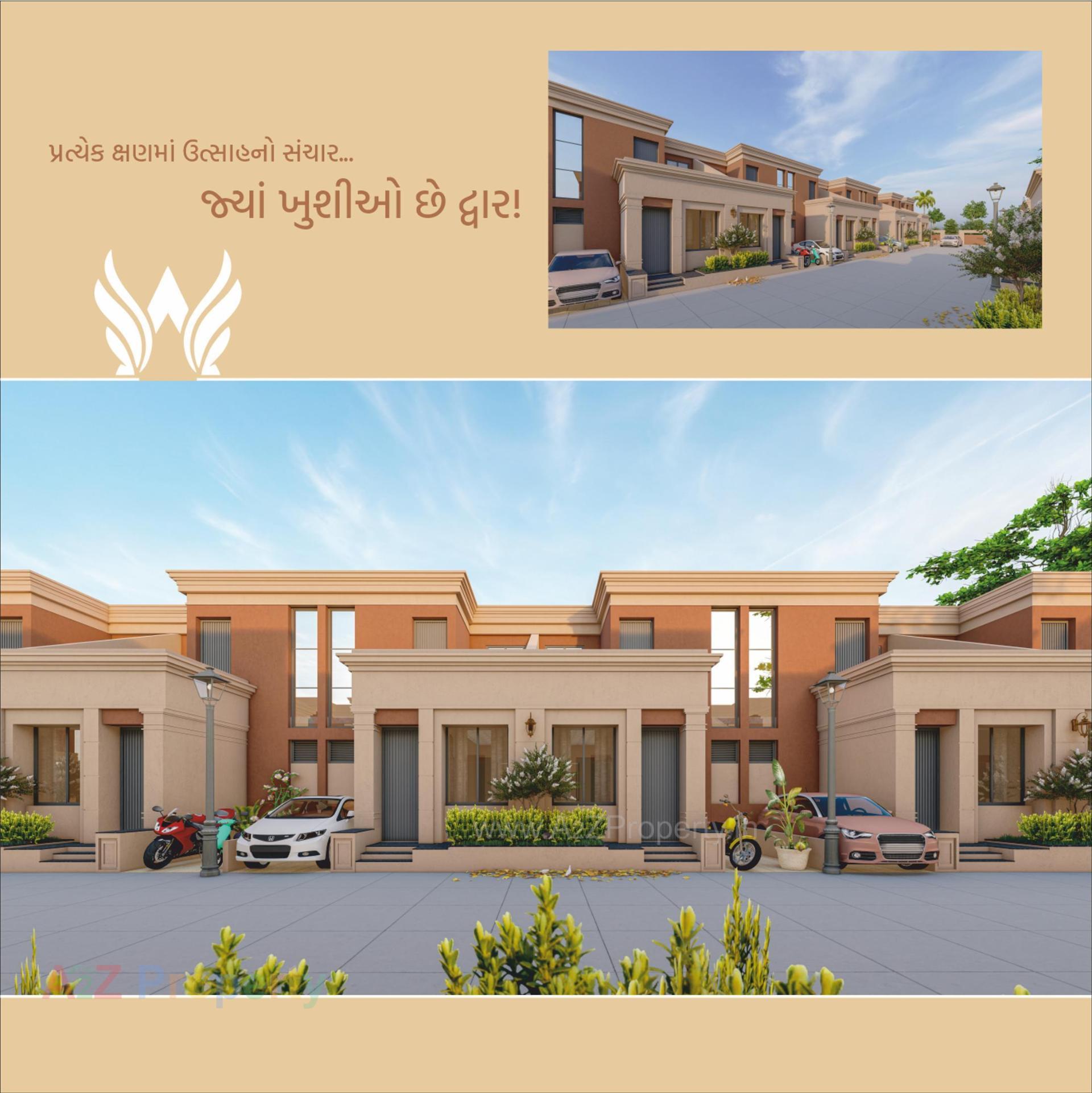 3D Elevation of real estate project Angel Residency located at Karjan, Vadodara, Gujarat