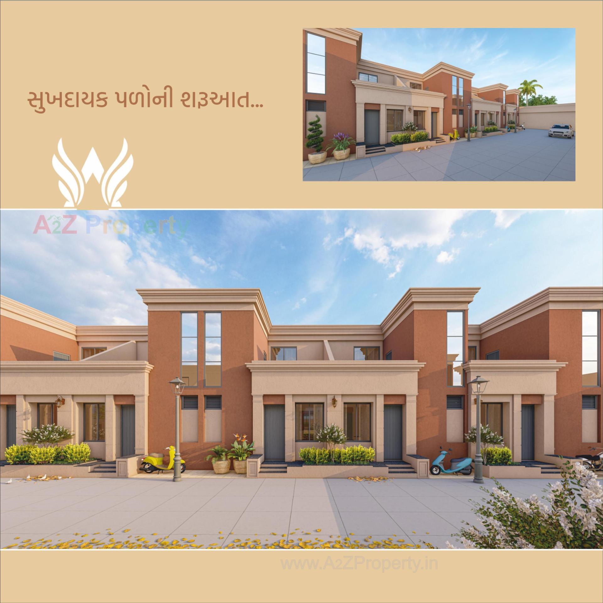3D Elevation of real estate project Angel Residency located at Karjan, Vadodara, Gujarat