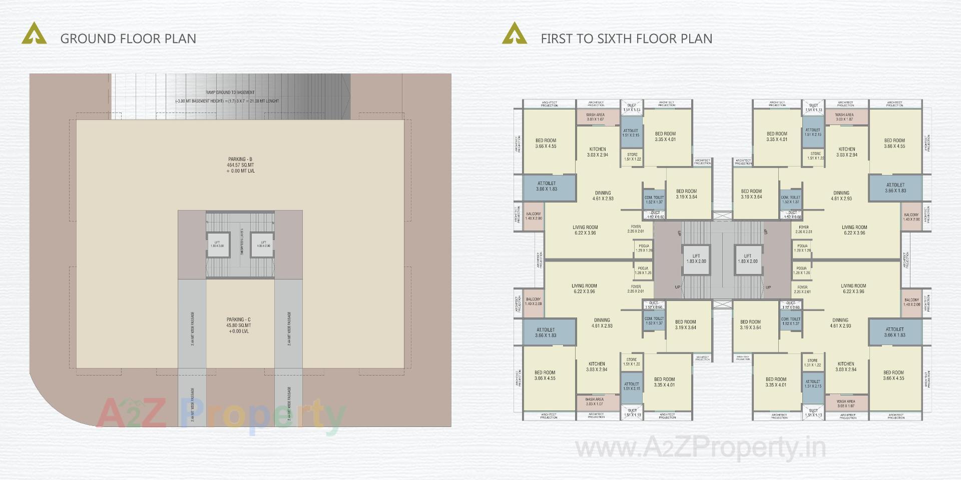 Layout of real estate project Anirudh Midtown located at Kasba, Vadodara, Gujarat