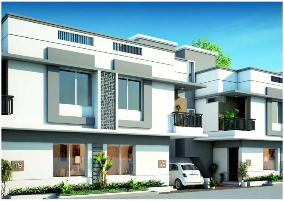 Layout of real estate project Anjani Homes located at Jambuva, Vadodara, Gujarat