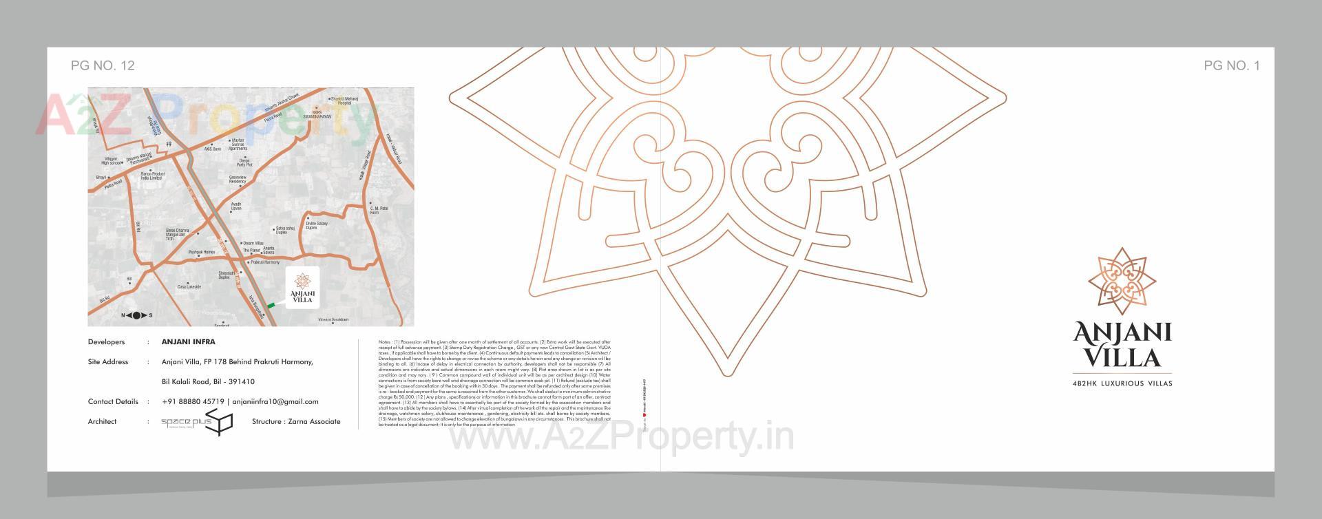  of real estate project Anjani Villa located at Bil, Vadodara, Gujarat