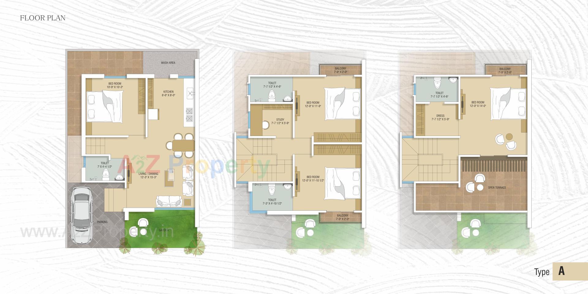 Layout of real estate project Antica Greens located at Maretha, Vadodara, Gujarat