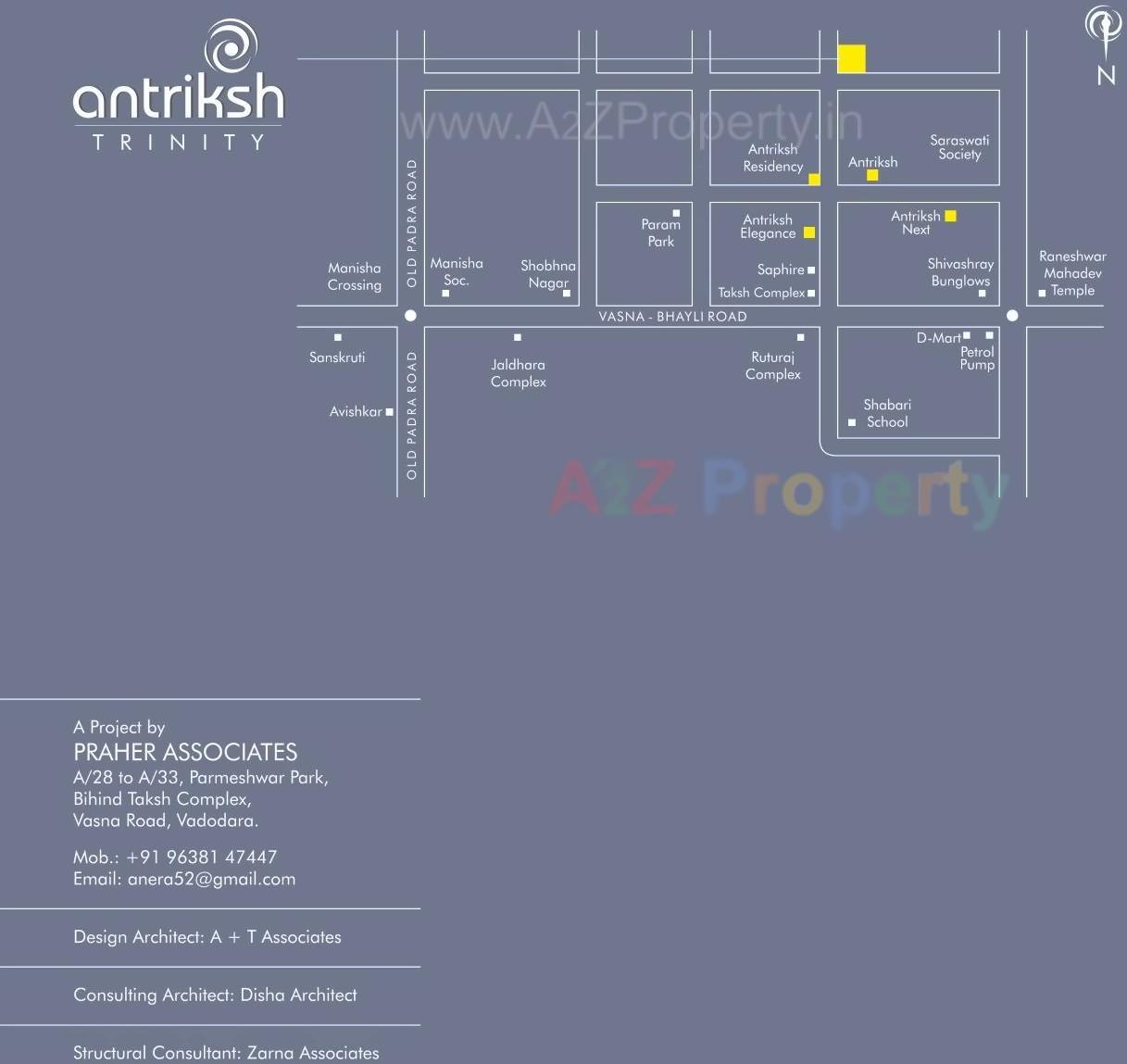  of real estate project Antriksh Trinity located at Vadodara, Vadodara, Gujarat