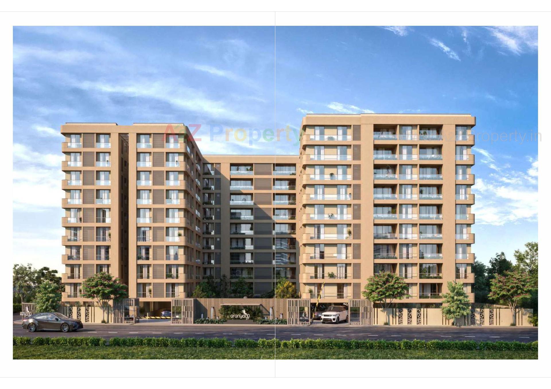 3D Elevation of real estate project Aranya located at Vemali, Vadodara, Gujarat