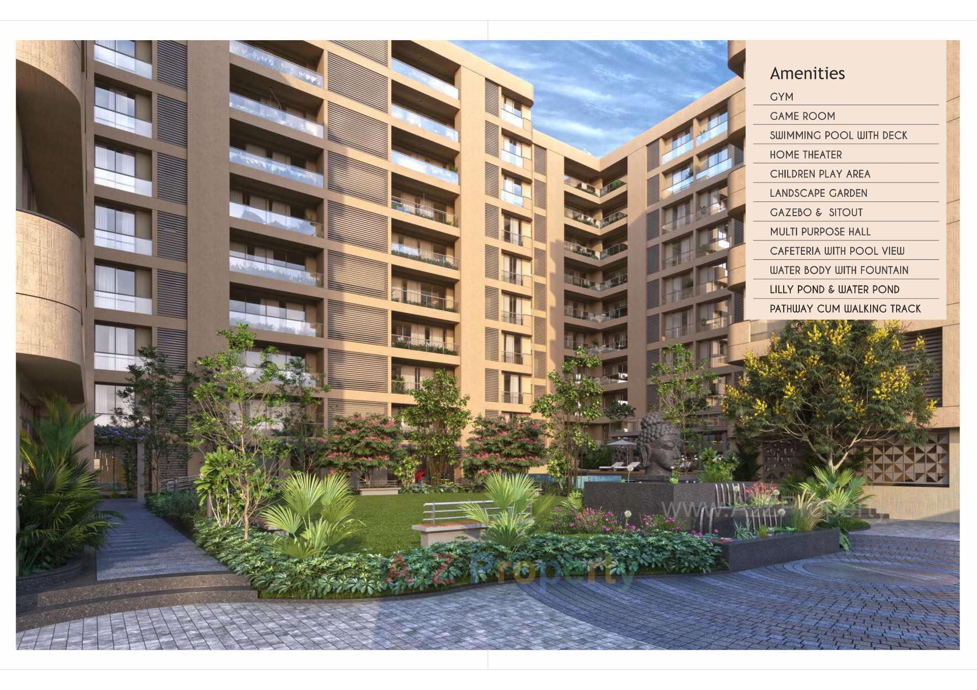 3D Elevation of real estate project Aranya located at Vemali, Vadodara, Gujarat