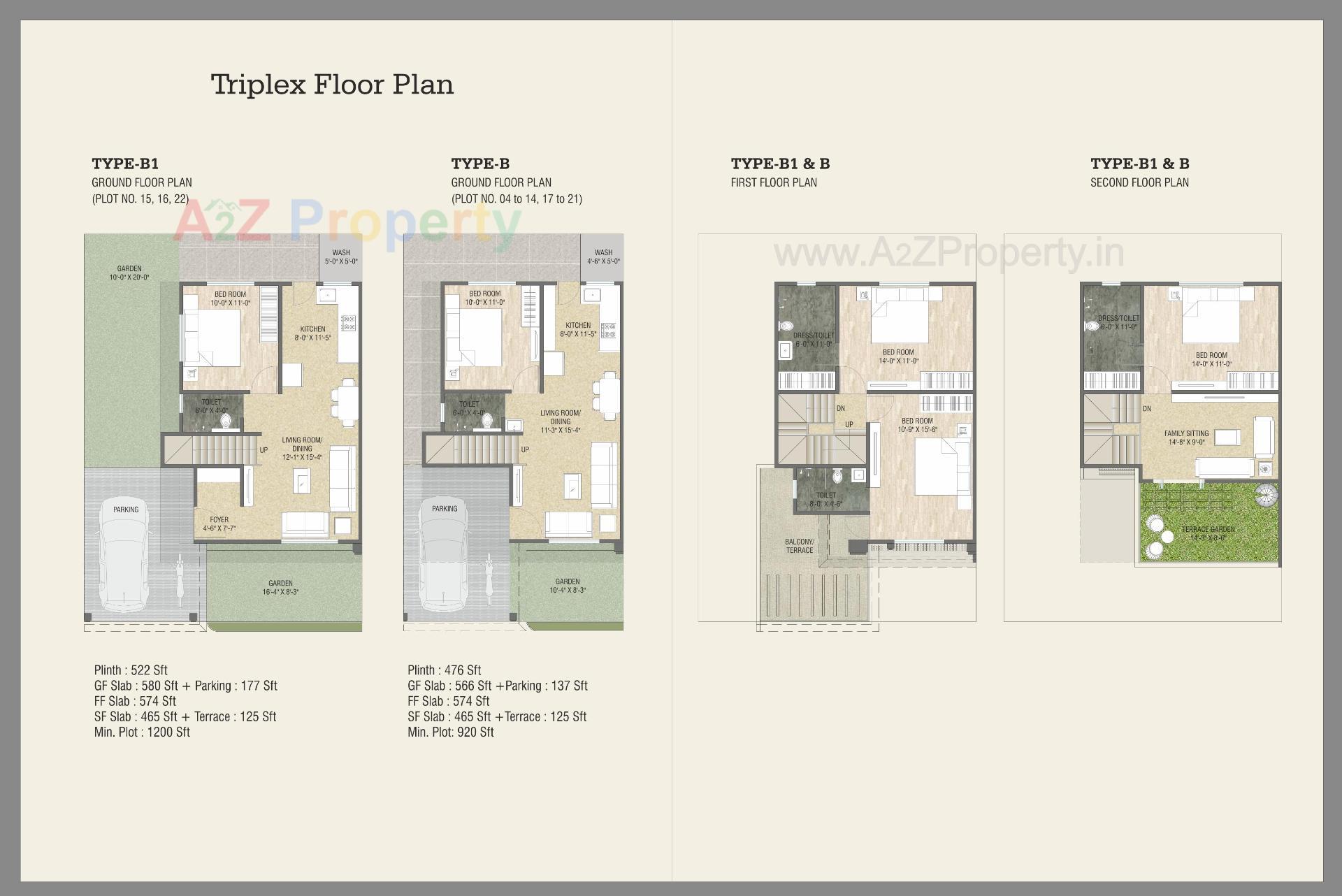 Layout of real estate project Aranya One located at Bhayli, Vadodara, Gujarat
