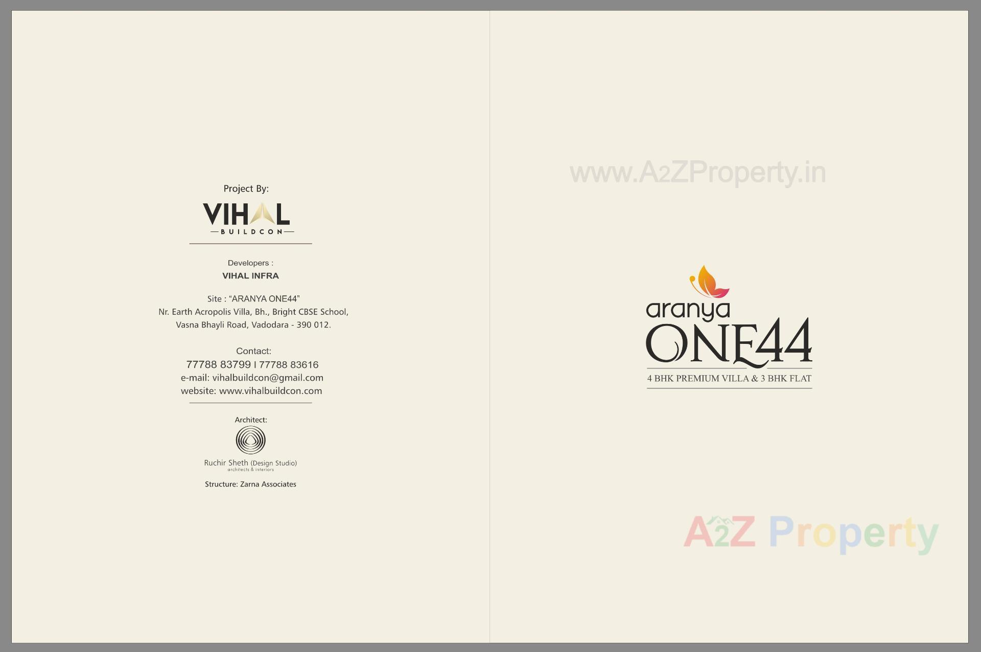  of real estate project Aranya One located at Bhayli, Vadodara, Gujarat