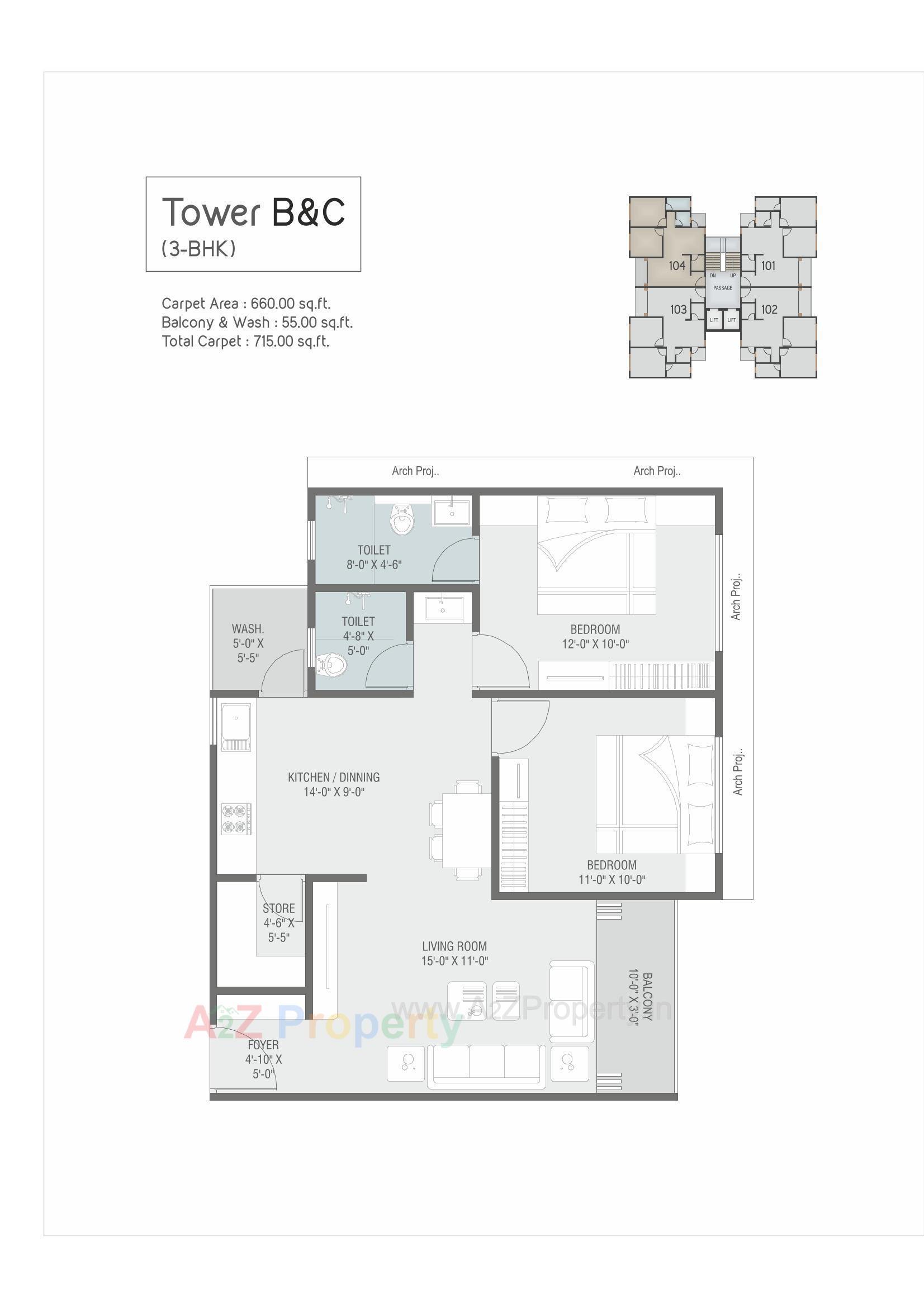 Layout of real estate project Aranya Spring located at Vemali, Vadodara, Gujarat