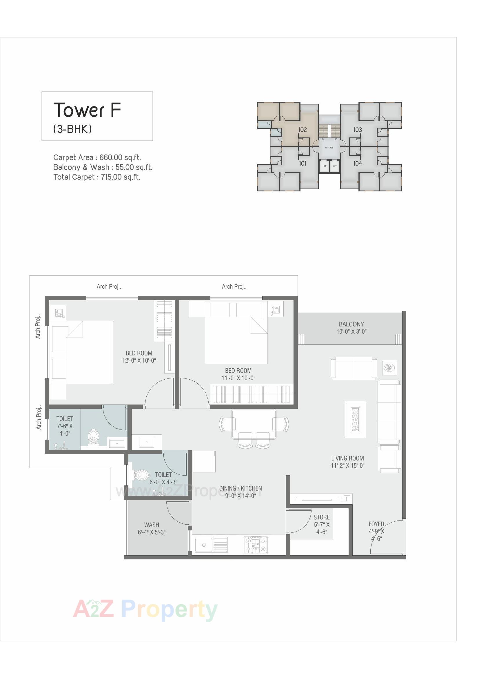 Layout of real estate project Aranya Spring located at Vemali, Vadodara, Gujarat